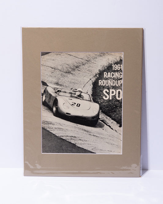 #20 Porsche 718 RSK Nurburgring racing original vintage mated article image