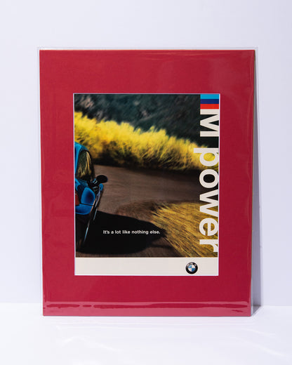 BMW M Coupe 2-page original vintage mated advertisement