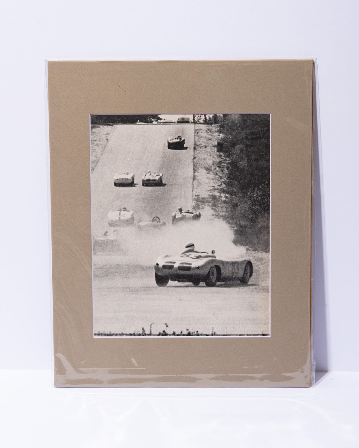 #83 Porsche RSK original vintage mated S.C.I magazine page racing image