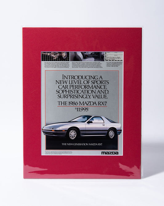 FC Mazda RX7 "Introducing a new level..." original vintage ad