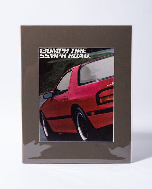 Mazda FC RX7 Turbo + Goodyear - Original Vintage Mated ad