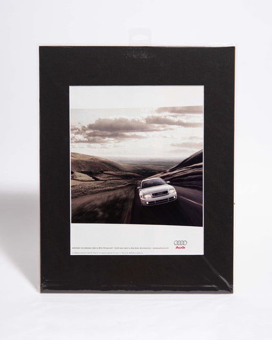 B5 Audi S4 original vintage mated advertisement