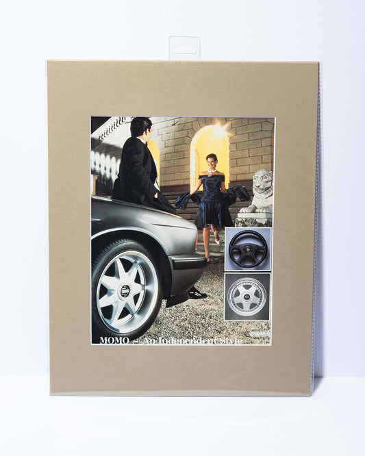 MOMO wheels vintage original ad with E39 BMW