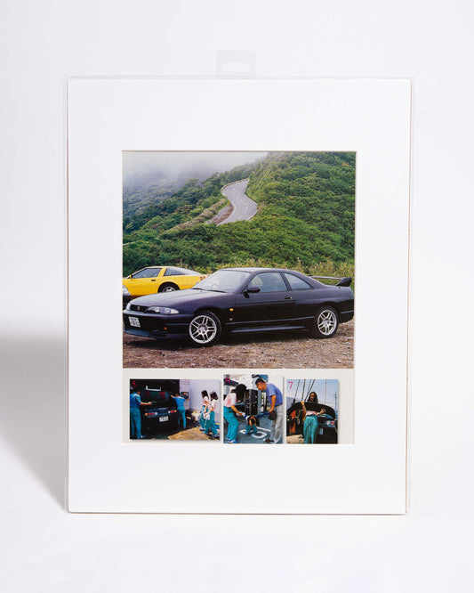 Nissan R33 GTR Vspec - original vintage mated magazine page