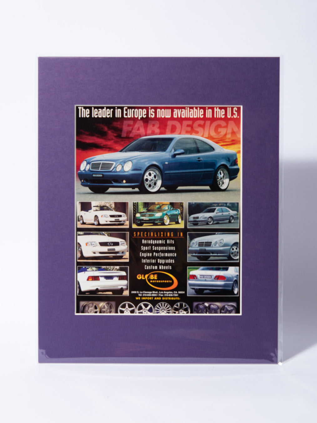 Fab Design Mercedes Benz 90s tuning - original vintage mated ad