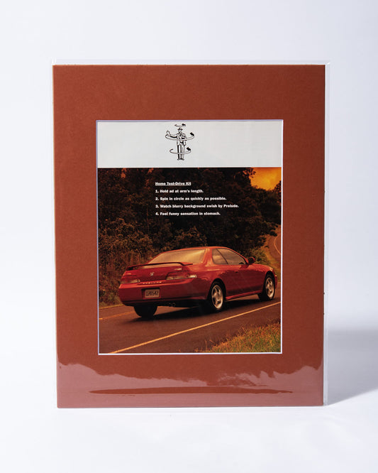 BB6 Honda Prelude Type SH original vintage ad