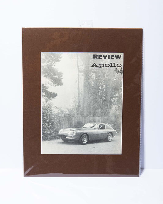 Apollo 3500GT original vintage magazine image
