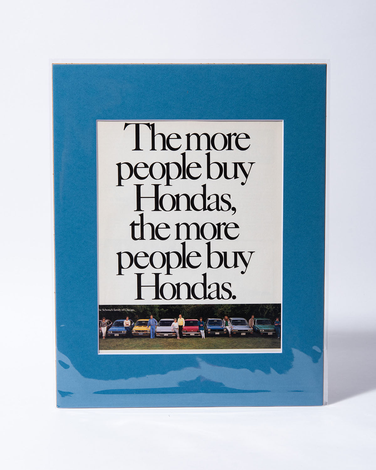 "The more people buy Hondas..." original vintage mated Honda ad
