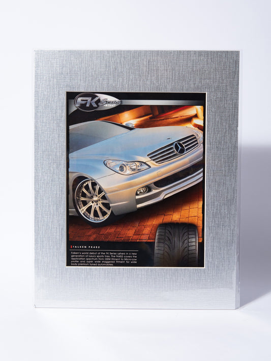 C219 Mercedes Benz CLS + Falken FK452 original vintage mated ad