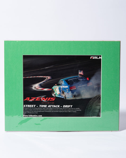 Falken Azenis Formula D - Vaughn Gittin Jr - S197 Ford Mustang original vintage mated ad
