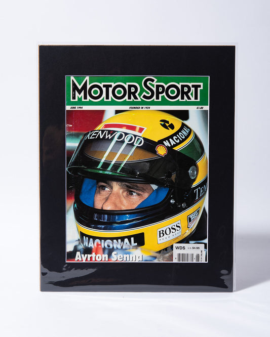 Ayrton Senna Motor Sport - UK - Original vintage magazine cover