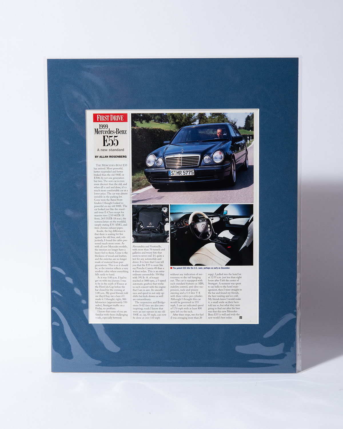 First Drive: W210 Mercedes Benz E55 AMG original vintage article