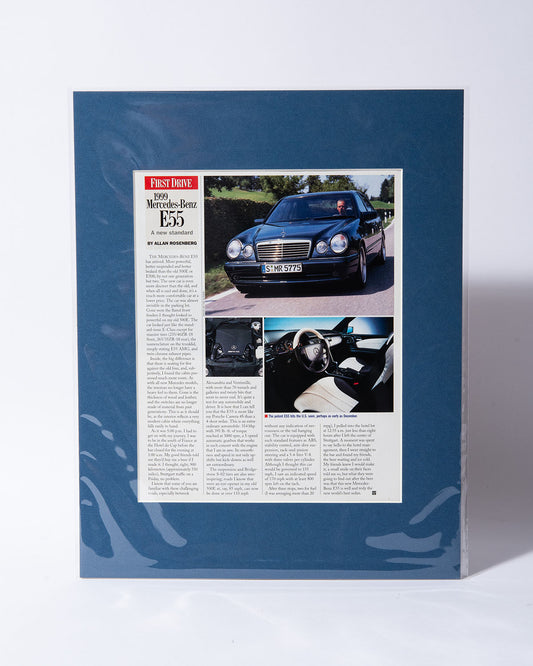 First Drive: W210 Mercedes Benz E55 AMG original vintage article
