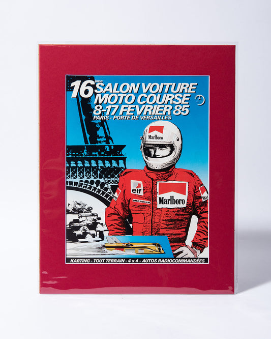 16th Salon Voiture Moto Course - Original vintage mated ad