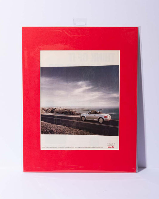 Audi TT Roadster MK1 Original Mated Vintage Magazine ad