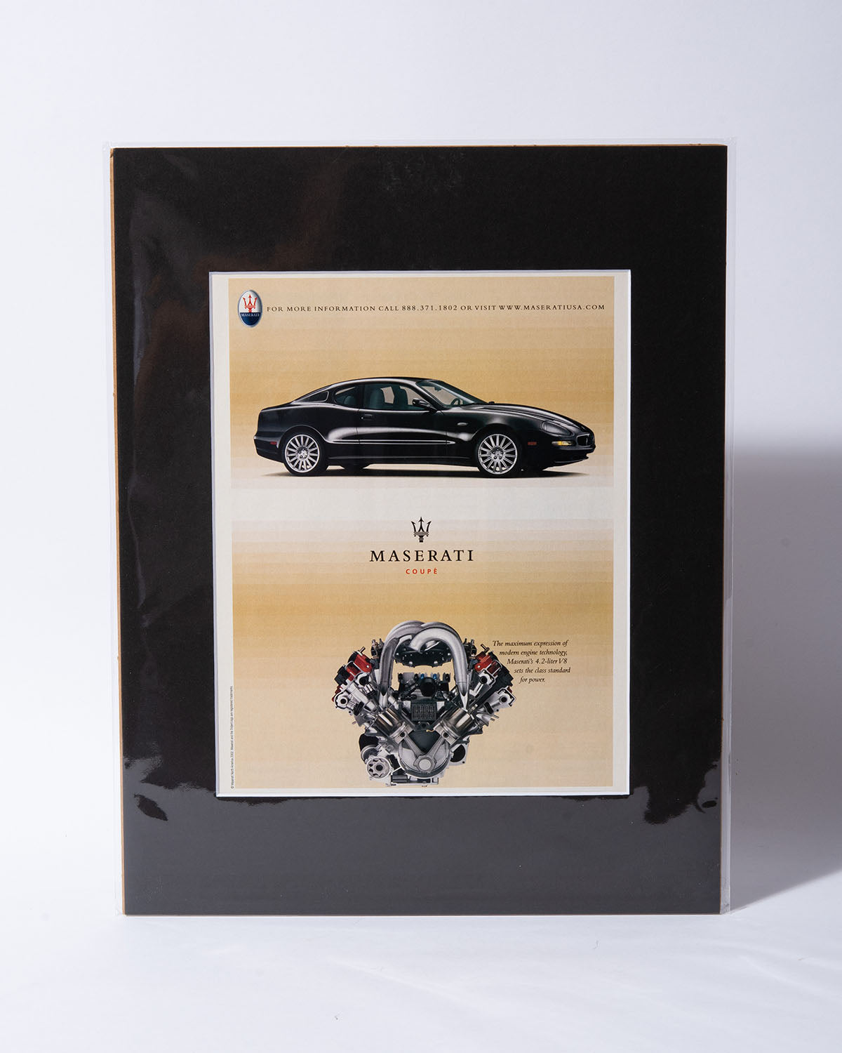 Maserati Coupe original vintage mated ad