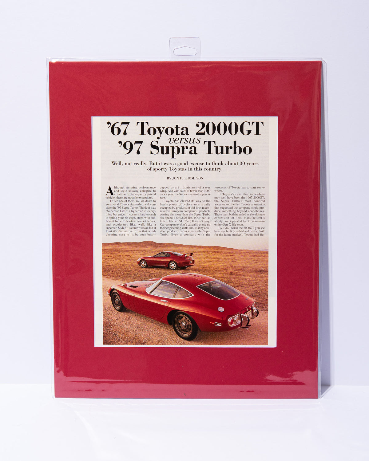'67 Toyota 2000GT vs '97 Supra Turbo MKIV original vintage mated article image - Car and Driver