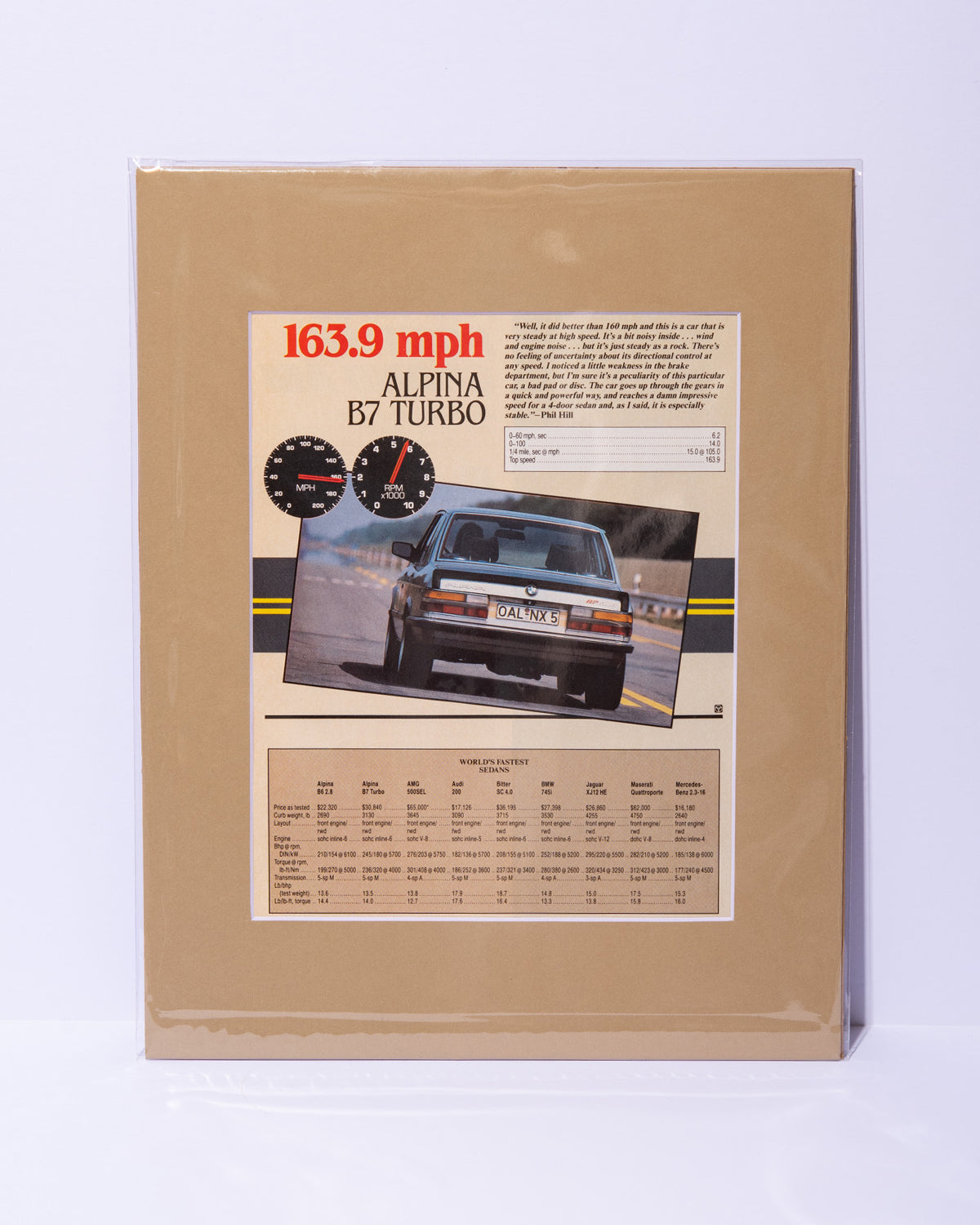 Alpina B7 Turbo E28 original vintage mated article image
