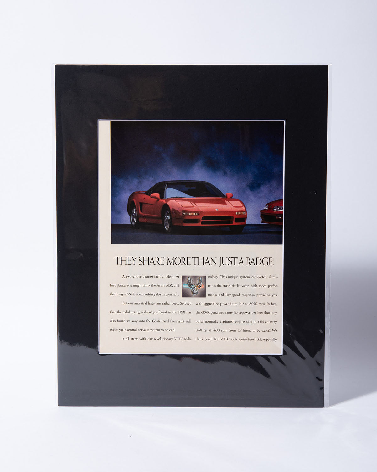 NA1 Acura NSX original vintage mated ad