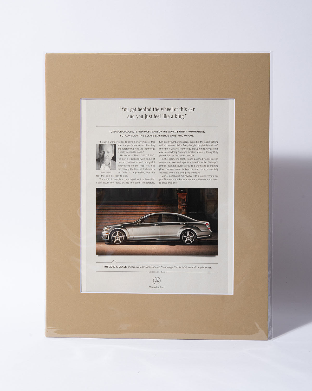 W221 Mercedes Benz S65 AMG original vintage mated ad
