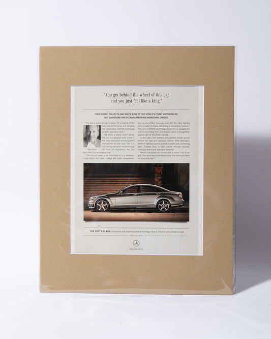 W221 Mercedes Benz S65 AMG original vintage mated ad