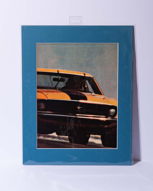 1970 Ford Mustang Boss 302 Trans Am racing original vintage mated magazine image