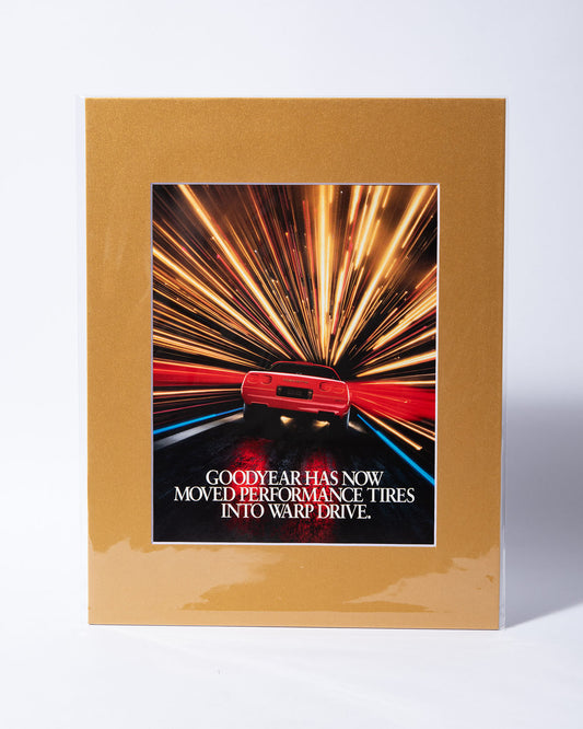C4 Chevrolet Corvette ZR1 original vintage mated Goodyear ad - Chevy