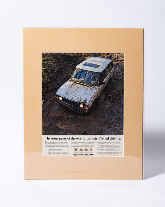 Range Rover "In some parts..." original vintage mated ad