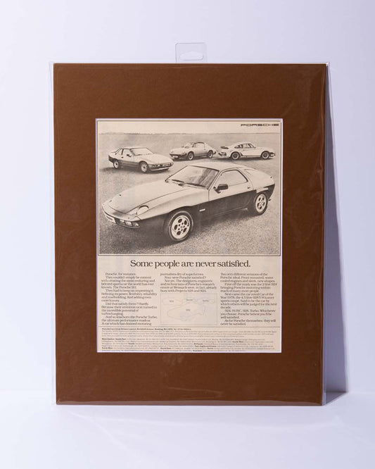 1978 Porsche Line-up Original Vintage Mated Magazine ad. 928, 911SC, 924, 930 Turbo