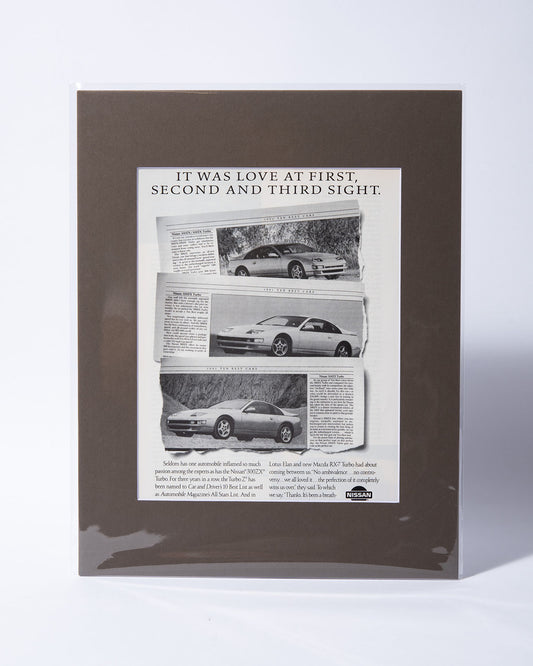 Z32 Nissan 300ZX Turbo Z "It was love..." original vintage magazine ad