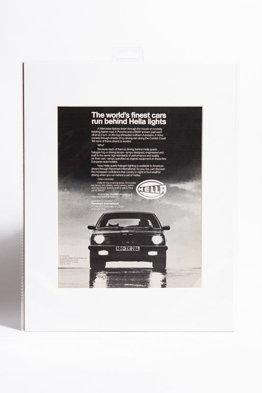"The world's finest" Hella + BMW ad