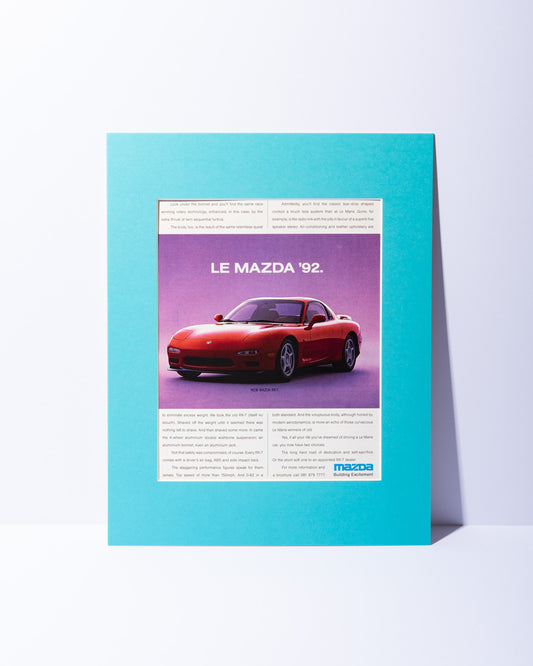 "Le Mazda '92" Mazda RX-7 Advert