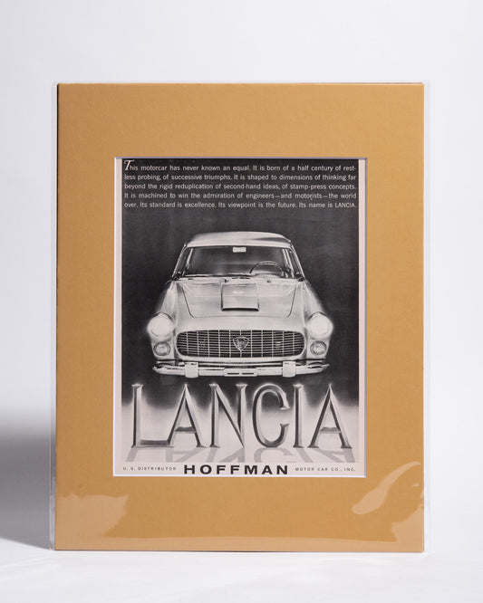 "LANCIA" Hoffman Motor Car Advert