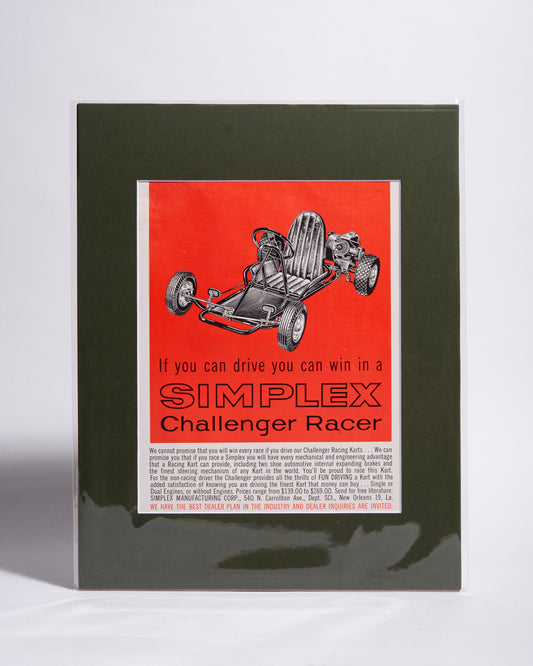 "Simplex Racer" Advert