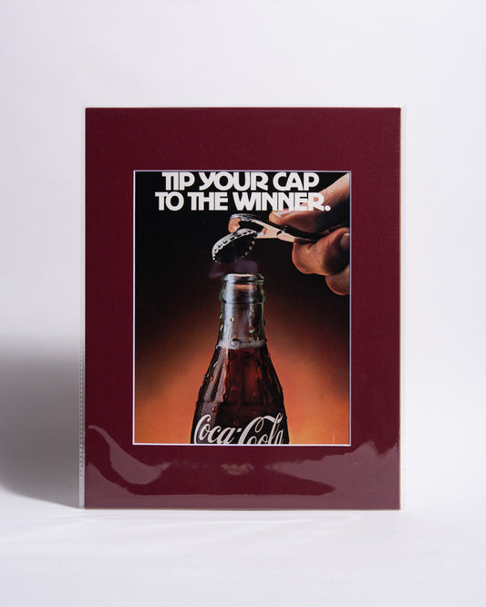 "Tip Your Cap To The Winner" Coke Advert