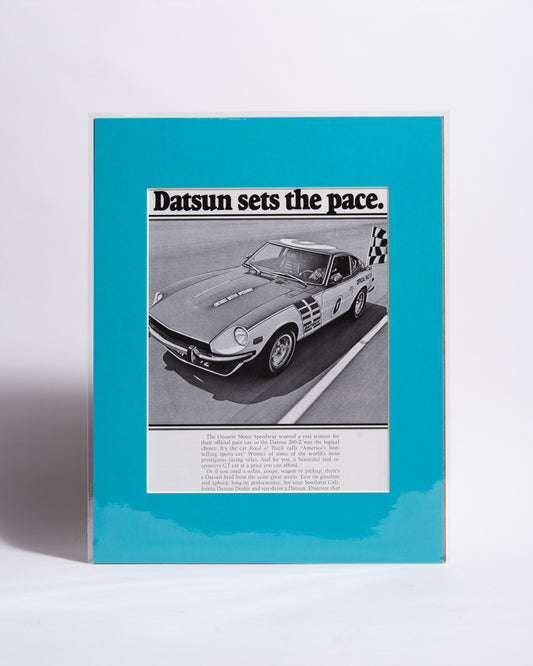 "Datsun Sets the Pace" Advert