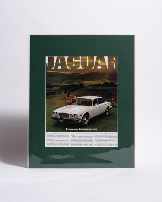 "Uncommon. Uncompromising." Jaguar Advert