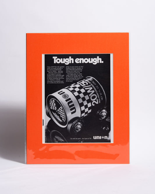 "Tough Enough." 76 Advert