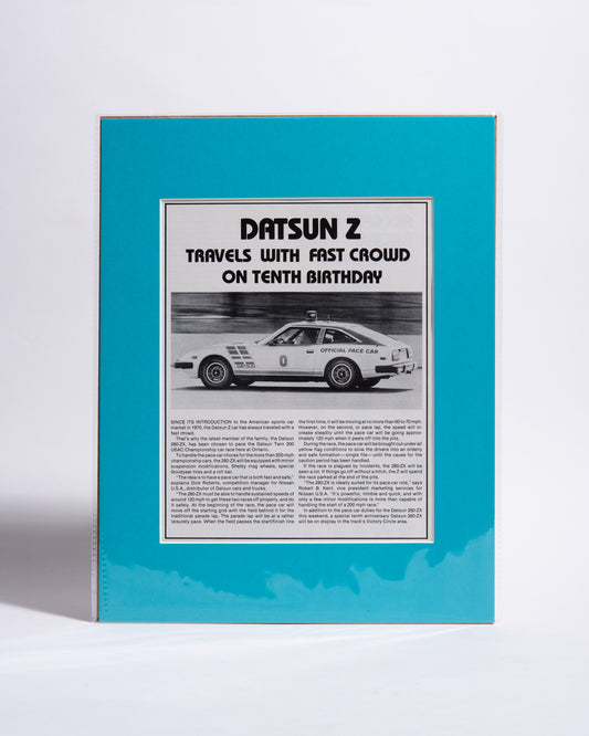 "DATSUN Z: Travels With Fast Crowd on Tenth Birthday" Story