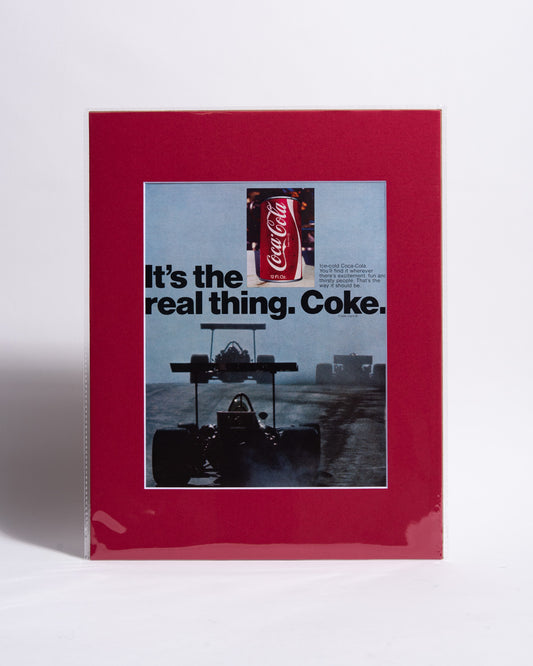 "It's the real thing. Coke." Advert