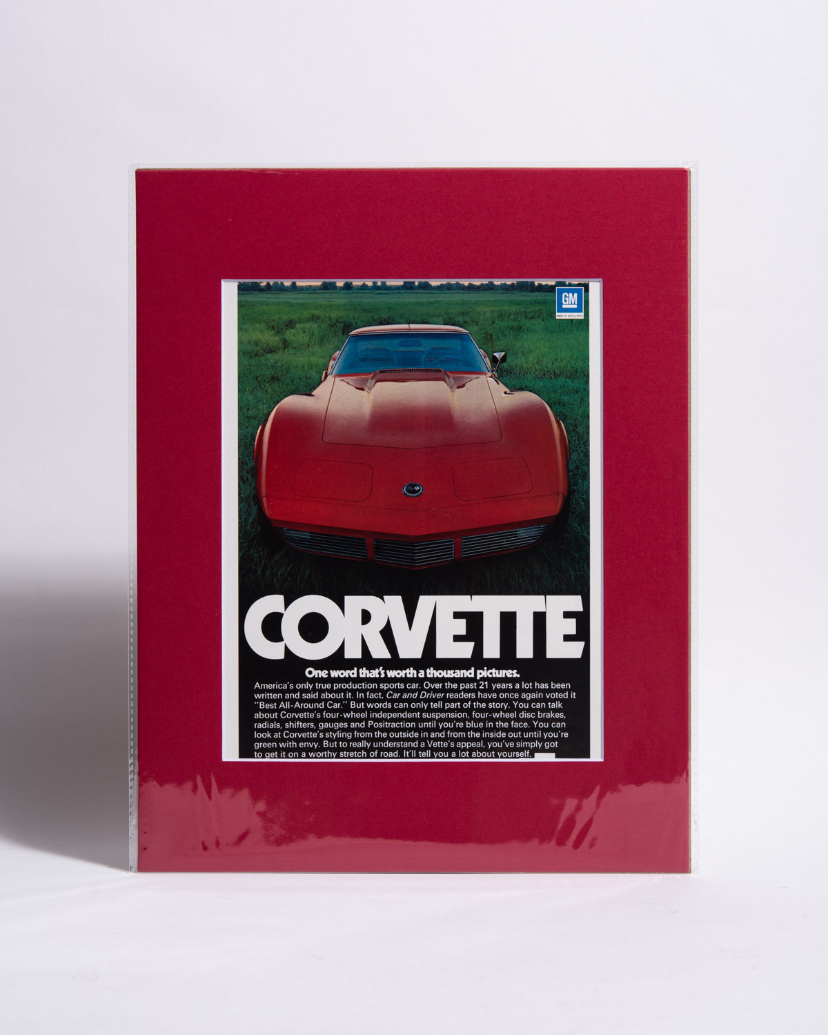 "CORVETTE" Advert