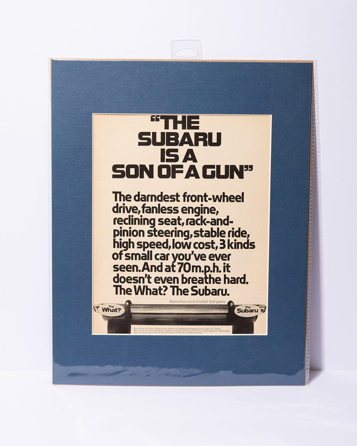 "The Subaru is a Son of a Gun"