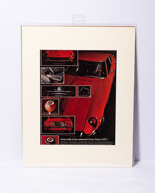 Datsun / Nissan 240 Z Amco accessories vintage mated ad