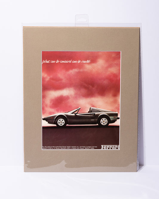Ferrari 308 GTS "What can be conceived can be created"