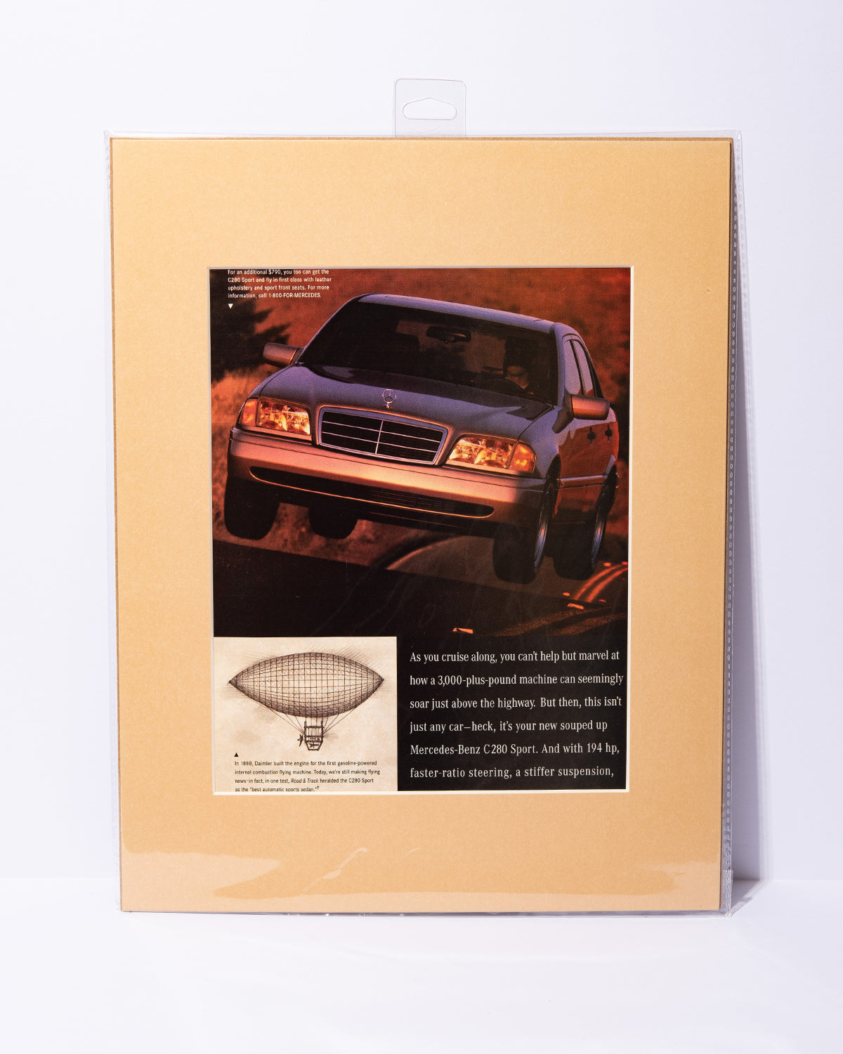 W202 Mercedes Benz C 280 Sport vintage mated ad