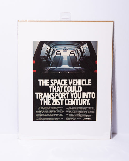 "The Space vehicle that..." vintage Volvo wagon ad