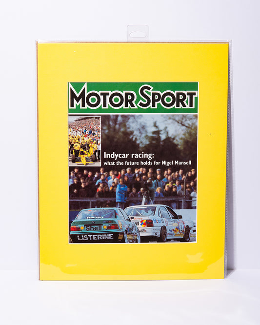 BTCC E36 BMW M3 and Vauxhall Cavalier Motor Sport Magazine cover