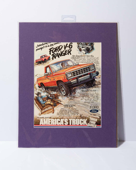 1983 Ford Ranger V6 Vintage Ad