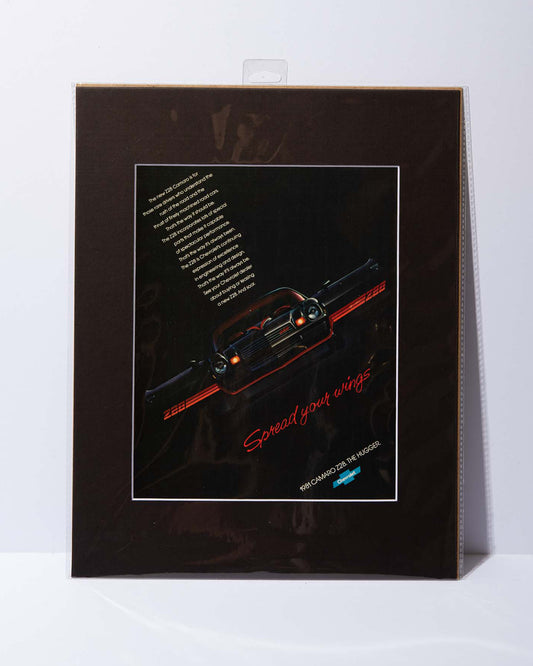 1981 Camaro Z28 "Spread your wings" vintage ad