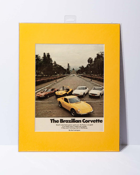 "The Brazilian Corvette" Motor Trend Vintage Article 1971